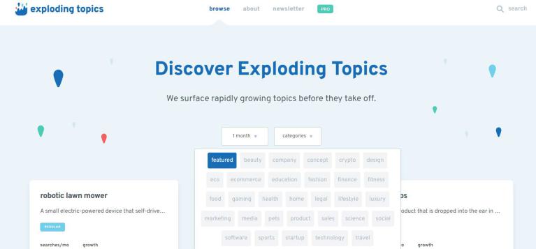 exploding topics avis